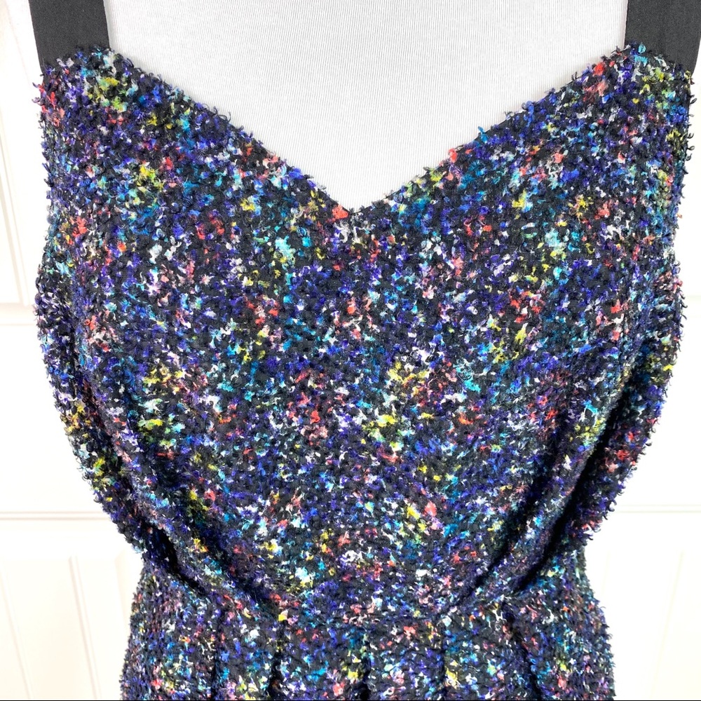 Bcbgeneration Multicolor Confetti Tweed Mini Dress - image 3